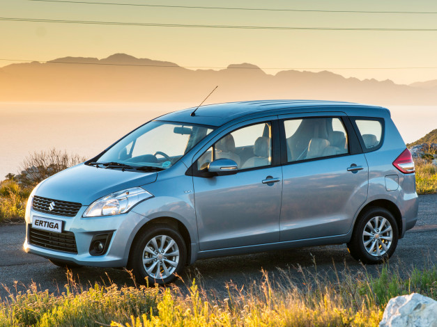 Обои картинки фото автомобили, suzuki, za-spec, голубой, ertiga