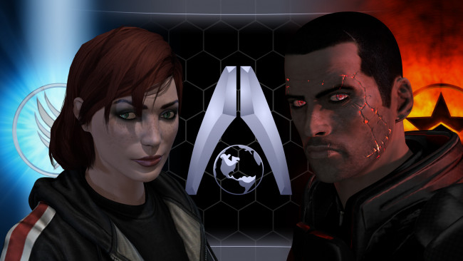 Обои картинки фото 3д графика, фантазия , fantasy, мужчина, девушка