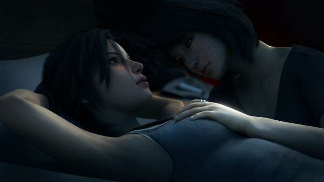 Обои картинки фото 3д графика, люди , people, задумчивость, взгляд, девушка