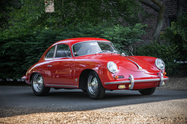 Обои картинки фото porsche 356, автомобили, porsche, насекомое, макросъемка