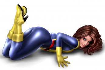 Картинка рисованное люди фон взгляд девушка