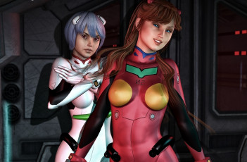 Картинка 3д+графика фантазия+ fantasy девушки взгляд фон улыбка