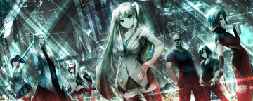 Картинка аниме unknown +другое город девушки парни люди арт riburanomind