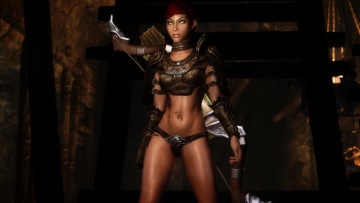 Картинка 3д+графика эльфы+ elves лук взгляд эльфийки