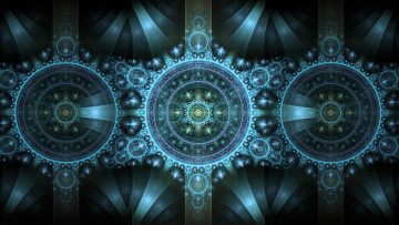 Картинка 3д+графика фракталы+ fractal цвета фон узор