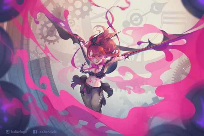 Обои картинки фото аниме, оружие,  техника,  технологии, взгляд, девушка, арт, unlight, karesuki