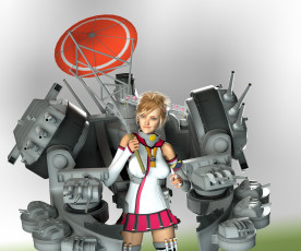 Картинка 3д+графика фантазия+ fantasy фон взгляд девушка