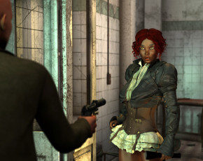 Картинка 3д+графика люди+ people фон взгляд девушка