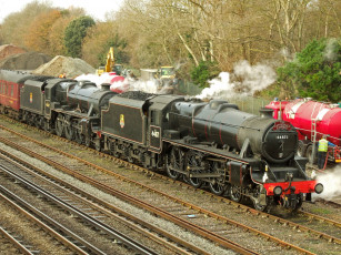 Картинка техника паровозы рельсы паровоз