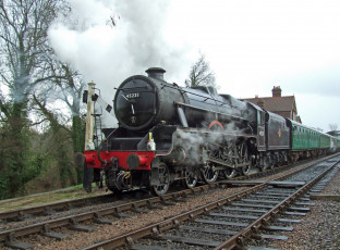 Картинка техника паровозы рельсы паровоз