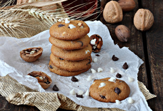 Картинка еда пирожные +кексы +печенье печенье орехи выпечка