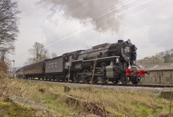 Картинка техника паровозы рельсы паровоз