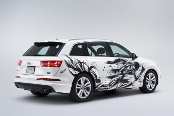 обоя автомобили, audi, 2016г, 4m, hidekichi, dynamic, edition, q7