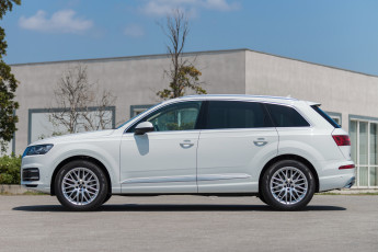 обоя автомобили, audi, jp-spec, quattro, tfsi, 2016г, 4m, q7