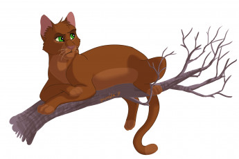 Картинка векторная+графика животные+ animals кот взгляд фон