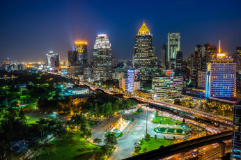 Картинка bangkok+city города бангкок+ таиланд деловой центр