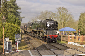 Картинка техника паровозы рельсы паровоз