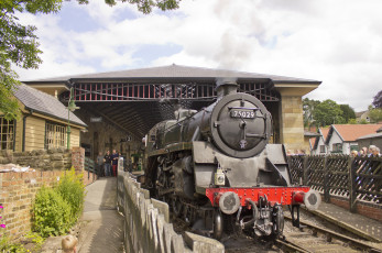 Картинка техника паровозы рельсы паровоз