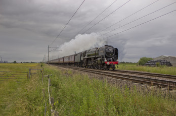 Картинка техника паровозы рельсы паровоз