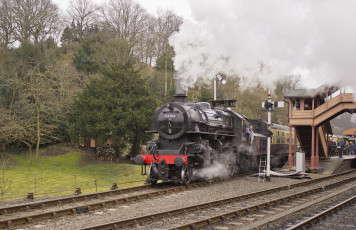 Картинка техника паровозы рельсы паровоз