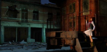 Картинка 3д+графика люди+ people фон взгляд девушка