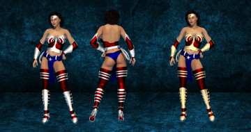 Картинка 3д+графика люди+ people фон взгляд девушки