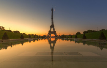 Картинка города париж+ франция башня