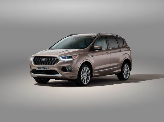 Обои картинки фото автомобили, ford, 2016г, kuga, vignale