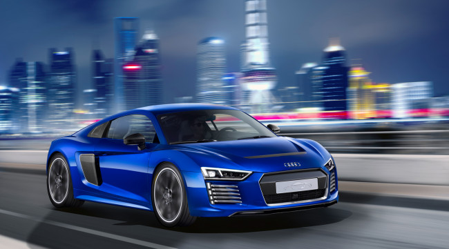 Обои картинки фото audi r8 e-tron concept 2015, автомобили, audi, r8, e-tron, 2015, concept