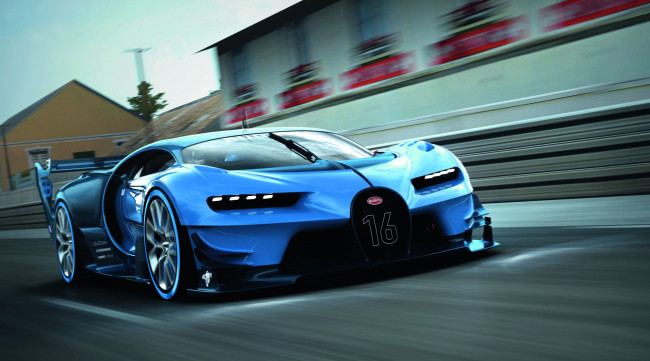 Обои картинки фото bugatti vision gran turismo concept 2015, автомобили, bugatti, vision, gran, turismo, concept, 2015