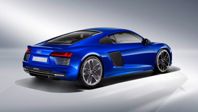 Обои картинки фото audi r8 e-tron concept 2015, автомобили, audi, r8, 2015, concept, e-tron