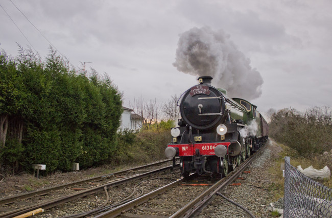 Обои картинки фото техника, паровозы, рельсы, паровоз