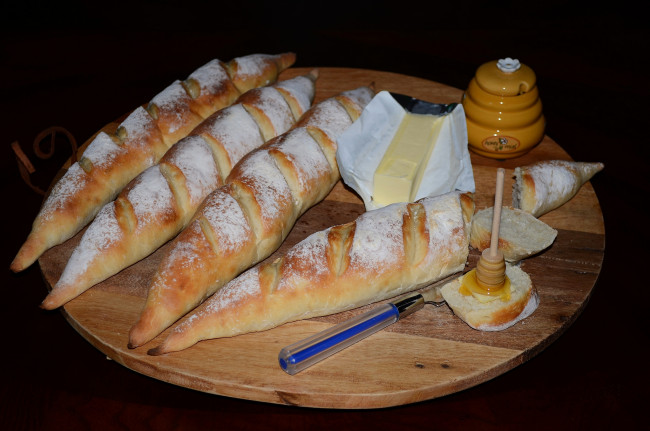 Обои картинки фото еда, хлеб,  выпечка, булки