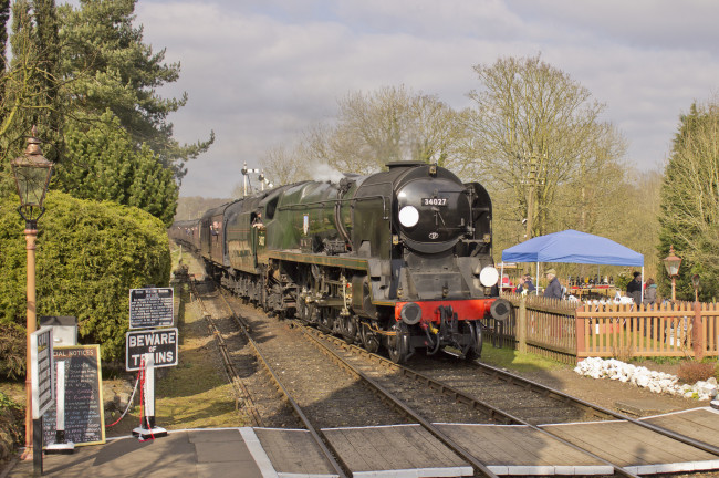 Обои картинки фото техника, паровозы, рельсы, паровоз