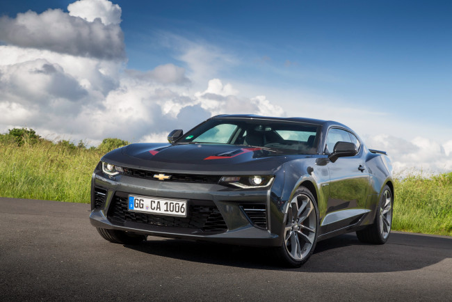 Обои картинки фото автомобили, camaro, 2016г, eu-spec, 50th, anniversary, chevrolet