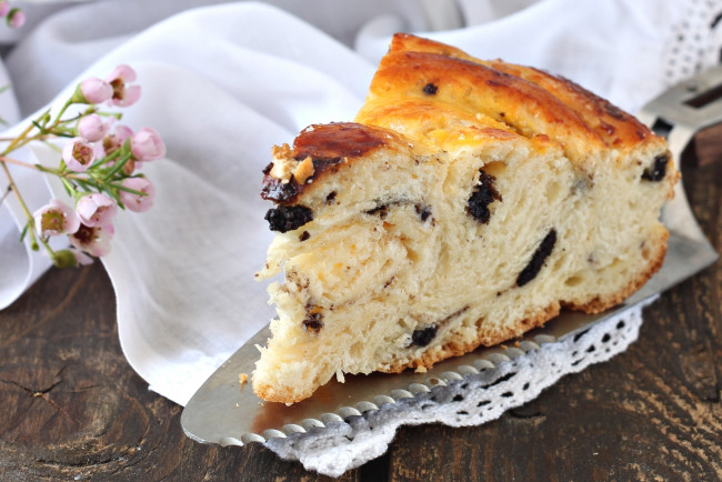 Обои картинки фото еда, хлеб,  выпечка, пирог, выпечка, кусок