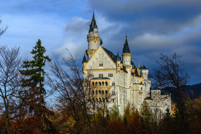 Обои картинки фото neuschwanstein, города, замок нойшванштайн , германия, замок
