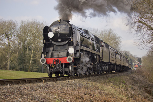 Обои картинки фото техника, паровозы, рельсы, паровоз