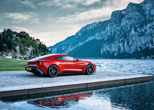 Обои картинки фото автомобили, aston martin, 2016г, concept, zagato, vanquish, aston, martin