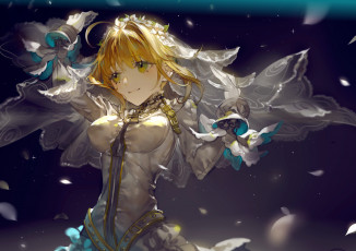 Картинка аниме fate stay+night saber