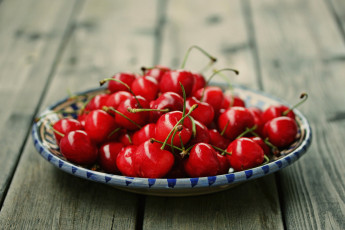 Картинка еда вишня +черешня сочная спелая вкусная черешня