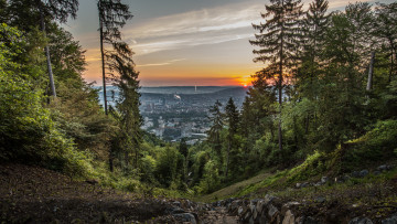 Картинка города -+панорамы простор