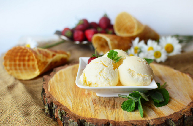 Обои картинки фото еда, мороженое,  десерты, вкусно, десерт