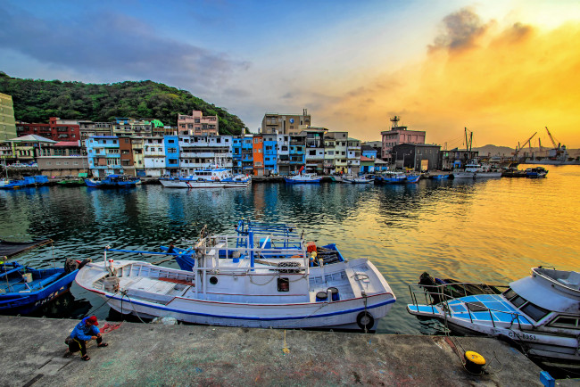 Обои картинки фото корабли, порты ,  причалы, лодки, причал