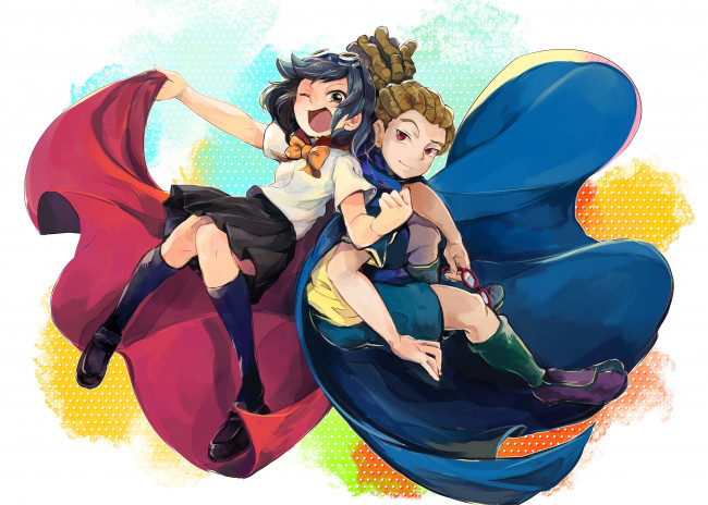 Обои картинки фото аниме, inazuma eleven, двое