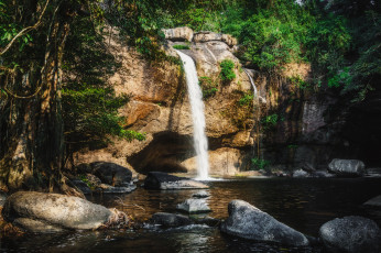 Картинка природа водопады простор