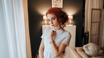 Картинка девушка девушки -unsort+ рыжеволосые+и+другие модель