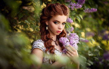 Картинка девушка девушки -unsort+ рыжеволосые+и+другие модель