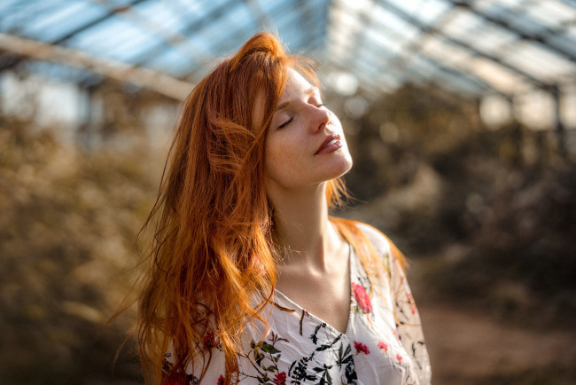 Обои картинки фото девушка, девушки, -unsort , рыжеволосые и другие, модель