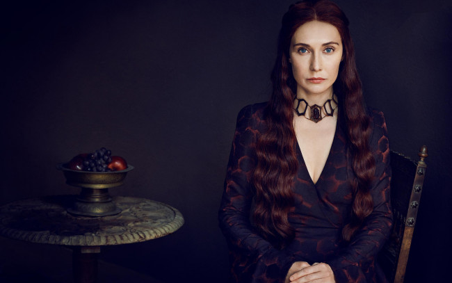 Обои картинки фото кино фильмы, game of thrones , сериал, melisandre, carice, van, houten